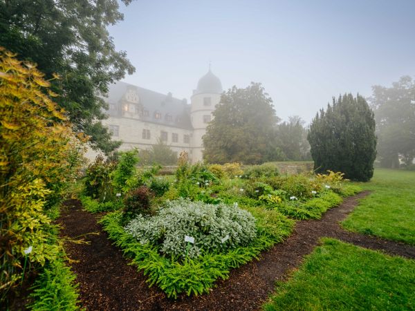 Burggarten im Spätsommer